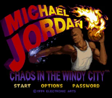 Michael Jordan - Chaos in the Windy City (Europe) screen shot title